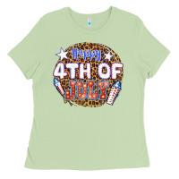 Matcha happy 4th of july billie wilder Ladies Tee - texasbilliewilder