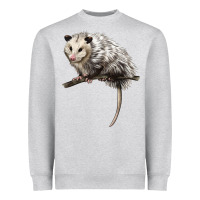 Heather Grey opossum Heavyweight Sweatshirt - LillyAllenDesigns