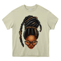 Mossy afro woman faux jumbo locs Heavy Core Tee - texasbilliewilder
