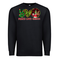 Black Peace Love Grinch Premium Sweatshirt - Bettercallsaul