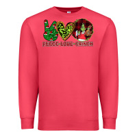 Cardinal Peace Love Grinch Premium Sweatshirt - Bettercallsaul