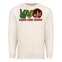 Sandshell Peace Love Grinch Premium Sweatshirt - Bettercallsaul