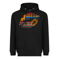 Black Aztec Sunflower Lips Heavyweight Hoodie - Bettercallsaul
