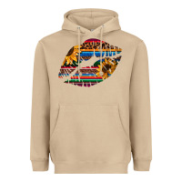 Mushroom Aztec Sunflower Lips Heavyweight Hoodie - Bettercallsaul