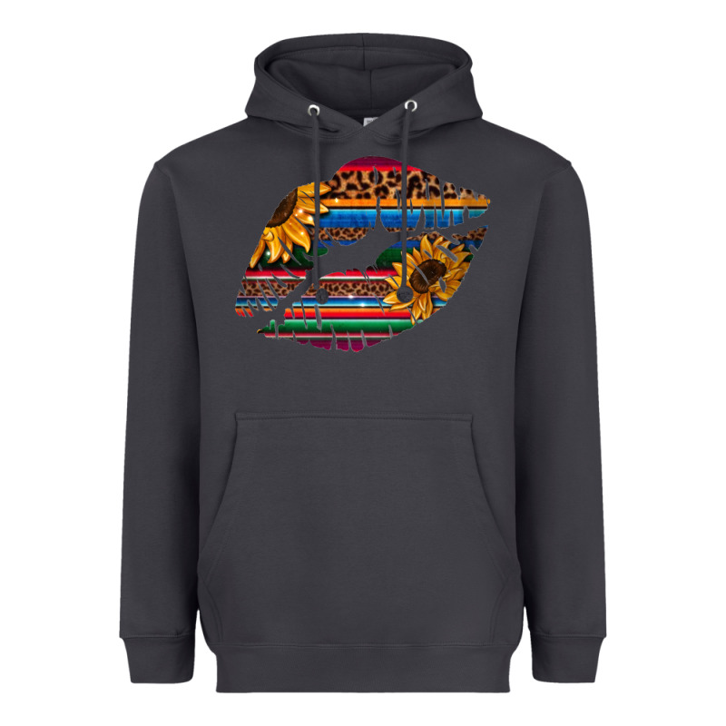 Aztec Sunflower Lips Heavyweight Hoodie by Bettercallsaul | Teevron