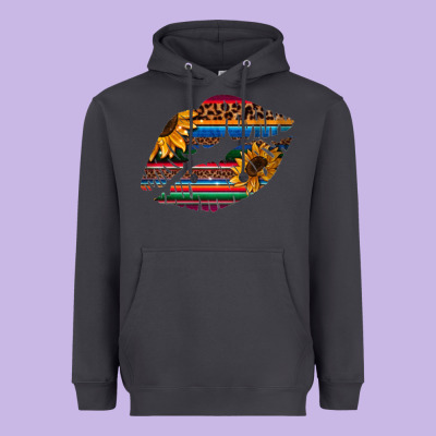 Aztec Sunflower Lips Heavyweight Hoodie Designed By Bettercallsaul