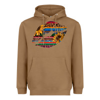 Toasted Coconut Aztec Sunflower Lips Heavyweight Hoodie - Bettercallsaul