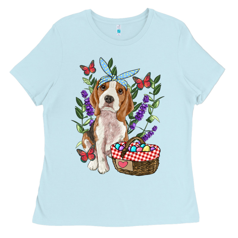Easter Beagle Ladies Tee by RanaPortraitStore | Teevron