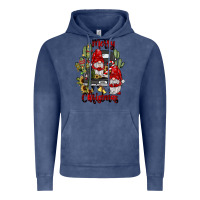 Vintage Denim farm truck,merry christmas gnome Vintage Hoodie - JahusDesignShop