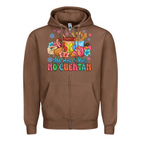 Chestnut christmas calories no cuentan mexican Zipper Hoodie - MaliasSmallBusiness