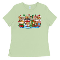 Matcha christmas cookie coffee cups Ladies Tee - Zillion Design Studio