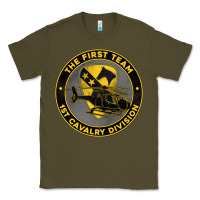 Army Green the first team 1st cavalry division Classic Tee - Jasminsmagicworld