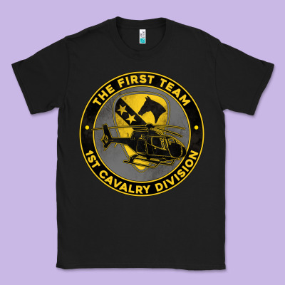 The First Team 1st Cavalry Division Classic Tee Designed By Jasminsmagicworld