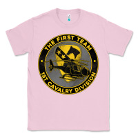 Bubblegum Pink the first team 1st cavalry division Classic Tee - Jasminsmagicworld
