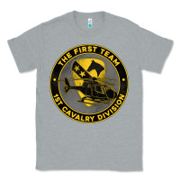 Heather Grey the first team 1st cavalry division Classic Tee - Jasminsmagicworld