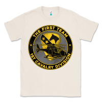Natural the first team 1st cavalry division Classic Tee - Jasminsmagicworld