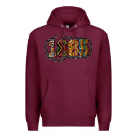 Burgundy 1865 juneteenth Premium Hoodie - NancyCooperArtShop