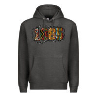 Charcoal Heather 1865 juneteenth Premium Hoodie - NancyCooperArtShop