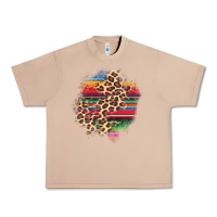 Burro serape leopard patch Urban Heavy Tee - AdoDesignShop