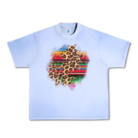 Grape Ice serape leopard patch Urban Heavy Tee - AdoDesignShop