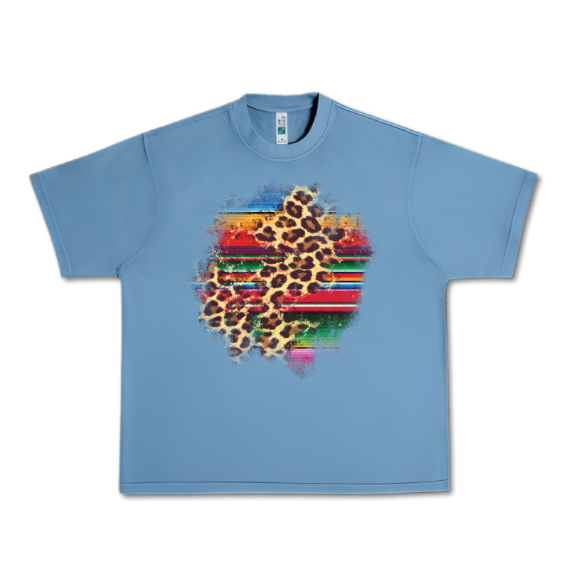 Serape Leopard Patch Urban Heavy Tee by AdoDesignShop | Teevron