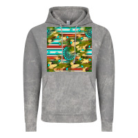 Cloud Rock camouflage serape gemstone seamless pattern Vintage Hoodie - BundleAndBundleShop