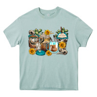 Arona bull skull coffee cups Heavy Core Tee - Zillion Design Studio