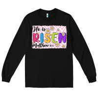 Black checkered risen Long Sleeve Tee - MaliasSmallBusiness