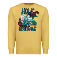 Antique Gold Christmas Home For The Holidays Premium Sweatshirt - Bettercallsaul