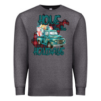 Charcoal Heather Christmas Home For The Holidays Premium Sweatshirt - Bettercallsaul