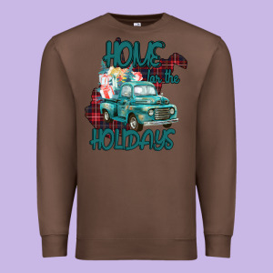 Christmas Home For The Holidays Premium Sweatshirt Designed By Bettercallsaul