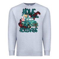 Heather Grey Christmas Home For The Holidays Premium Sweatshirt - Bettercallsaul