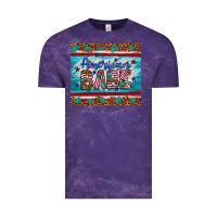 Cloud Purple American babe leopard gemstone Vintage Tee - Artiststas