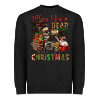 Black when you're dead inside but it's christmas Heavyweight Sweatshirt - Jasminsmagicworld