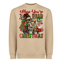 When You're Dead Inside But It's Christmas Heavyweight Sweatshirt | Teevron