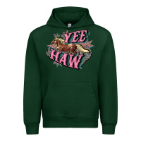 Forest Green Yee haw Urban Hoodie - HowdyJamesFarm