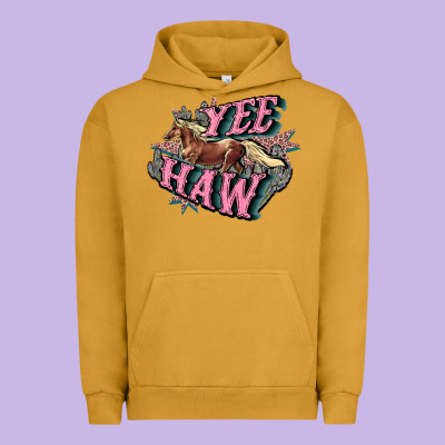 Yee Haw Urban Hoodie Designed By Howdyjamesfarm