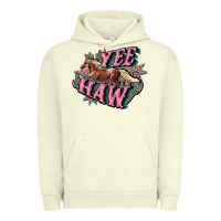 Pigment Pistachio Yee haw Urban Hoodie - HowdyJamesFarm