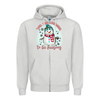 Dove Grey 'tis the season to be freezing Zipper Hoodie - MaliasSmallBusiness
