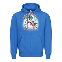 True Royal 'tis the season to be freezing Zipper Hoodie - MaliasSmallBusiness