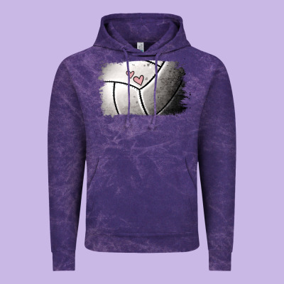 Volleyball Brushstroke Vintage Hoodie Designed By Ranaportraitstore