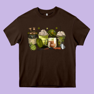 Army Coffee Cups Heavy Core Tee Designed By Zillion Design Studio