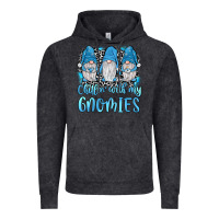 Vintage Black chillin' with my gnomies Vintage Hoodie - JahusDesignShop