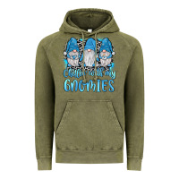 Vintage Olive chillin' with my gnomies Vintage Hoodie - JahusDesignShop