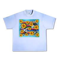 Grape Ice serape cowhide sunflower Urban Heavy Tee - AdoDesignShop