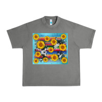 Tornado serape cowhide sunflower Urban Heavy Tee - AdoDesignShop