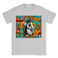 Moon Dust Aztec Sunflowers Horse Classic Tee - LillyAllenDesigns