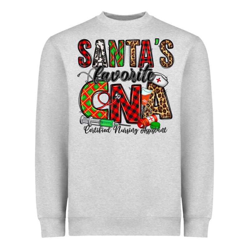 Santa’s Favorite Cna Heavyweight Sweatshirt by Jasminsmagicworld | Teevron
