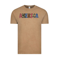 Vintage Coffee america 4th of july Vintage Tee - Artiststas