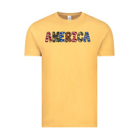 Vintage Mustard america 4th of july Vintage Tee - Artiststas